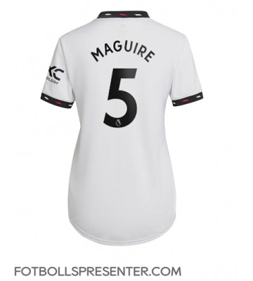 Manchester United Harry Maguire #5 Borta Matchtröja Dam 2022-23 Kortärmad